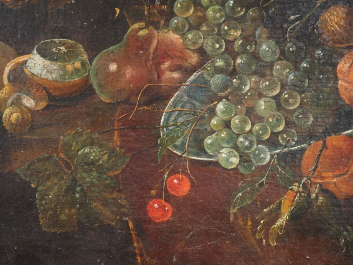 Paire d'Ecoles françaises dans le goût des Ecoles flamandes XVIIème. "