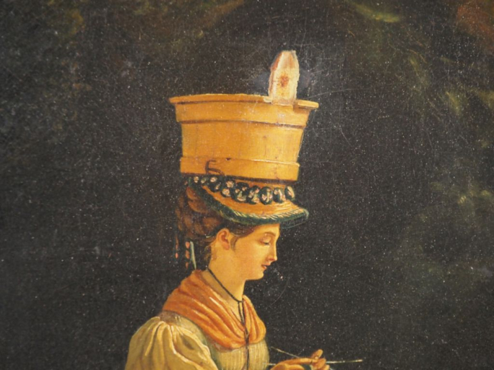 Ecole française XIXème d'après Edouard PINGRET, sur des toiles d'Alpho