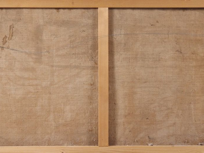 École Anglo chinoise, XIXe  China trade painting. Trois huiles sur toi