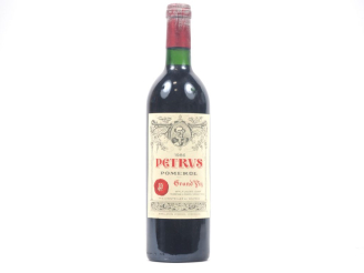 Vente aux enchères 1 BOUTEILLE PETRUS POMEROL - 1986 - CAPSULE LÉGEREMENT CORRODÉE