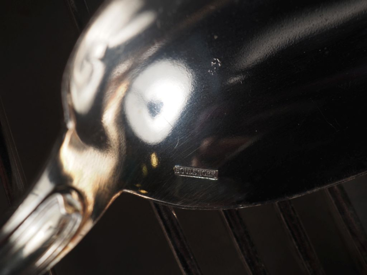 BOULENGER Partie de ménagère en métal argenté, modèle à double coquill