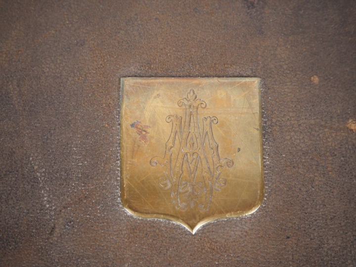 Dans leur écrin d'origine, ensemble de couverts Napoléon III comprenan