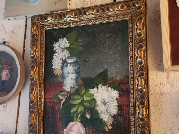 Ensemble d'huiles sur toiles, aquarelles, dessins, gravures ou  reprod