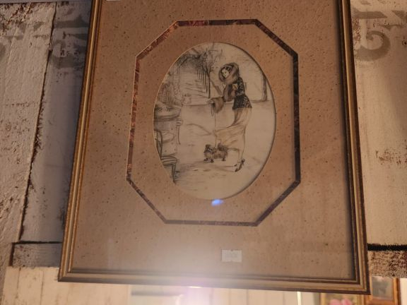 Ensemble d'huiles sur toiles, aquarelles, dessins, gravures ou  reprod