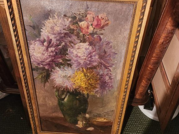 Ensemble d'huiles sur toiles, aquarelles, dessins, gravures ou  reprod