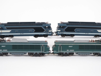 Vente aux enchères Matériel roulant en HO de marque Jouef lot comprenant 2 BB Diésel 6740