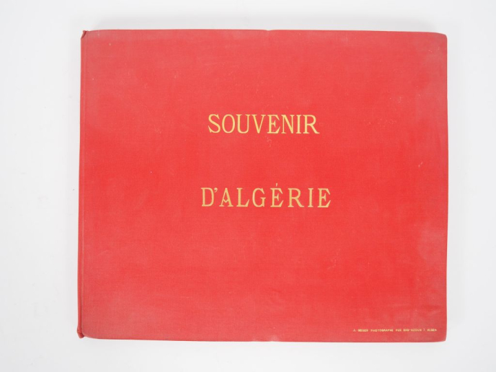 PHOTOGRAPHIE – ALGÉRIE. GEISER (Jean). SOUVENIR D’ALGÉRIE. Grand in-4 