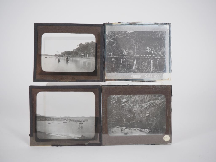 PHOTOGRAPHIE. Lot de 25 plaques photographiques sur la Nouvelle Calédo