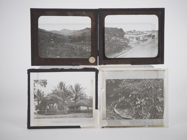 PHOTOGRAPHIE. Lot de 25 plaques photographiques sur la Nouvelle Calédo