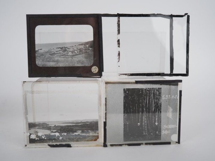 PHOTOGRAPHIE. Lot de 25 plaques photographiques sur la Nouvelle Calédo