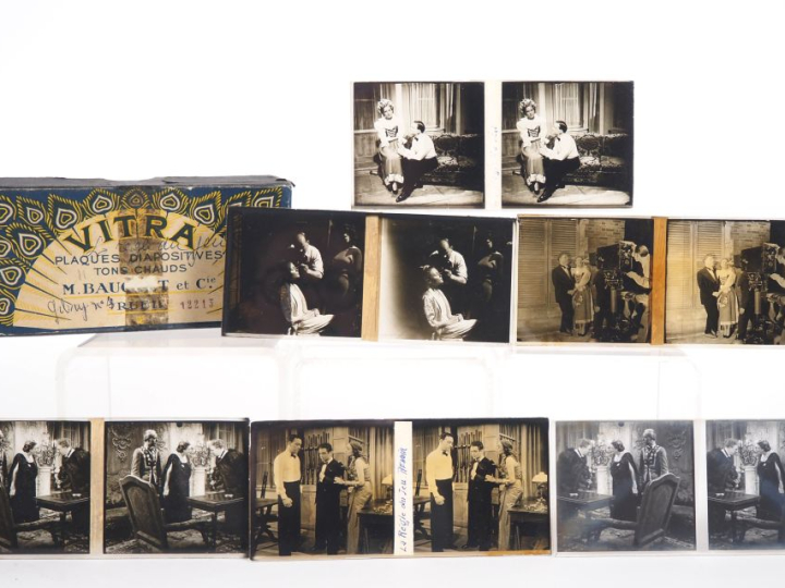 PHOTOGRAPHIE. 'La règle du jeu'. Jean RENOIR. Lot de treize plaques ph