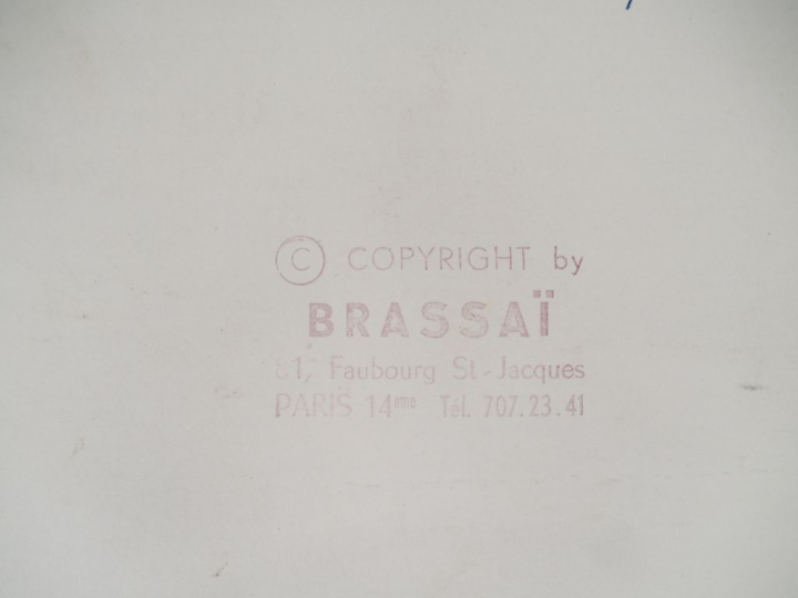 BRASSAÏ (Gyula Halasz, dit) 1899-1984. Moulage de la main de Picasso, 