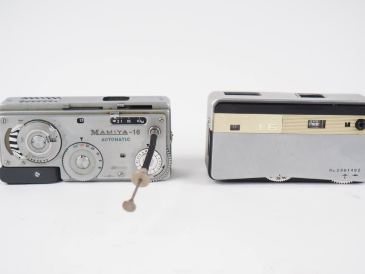 MAMIYA 16. Lot de deux appareils photographiques miniatures : - AUTOMA