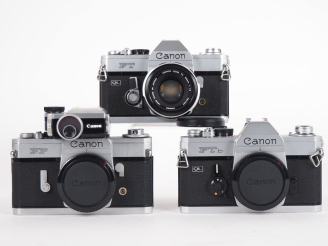 Vente aux enchères CANON. Lot de trois appareils photographiques : - FT n°616842 avec obj