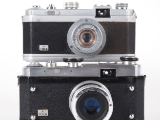 Vente aux enchères FOCA PF1. Lot de deux appareils photographiques : - Modèle-1 n°20.646 