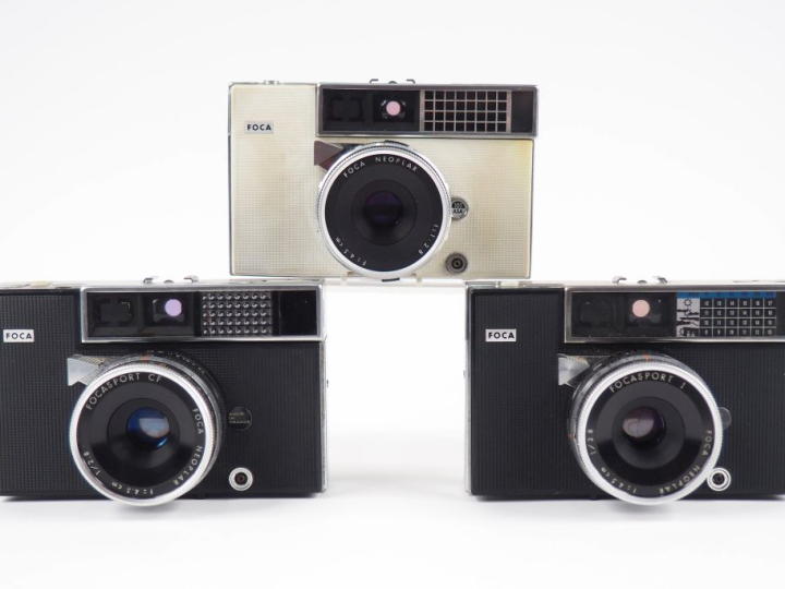 FOCA. Lot de trois appareils photographiques : - FOCAPSORT I n° 1.0300