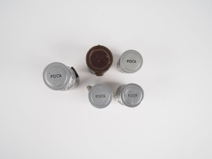 FOCA. Lot de quatre objectifs : - OPLAR 1:3.5/90 n°11.873 - OPLAR 1:3.