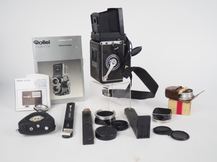 ROLLEIFLEX 2,8 GX. Appareil photographique 6x6 n°1012330 avec objectif