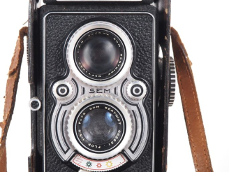 Vente aux enchères SEMFLEX. Appareil photographique 6 x 6 n°384691 avec objectifs SOM BER