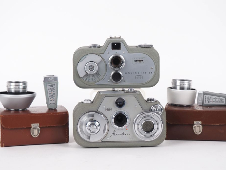 ZEISS IKON. Lot de deux appareils photographiques : - MOVINETTE 8 B n°