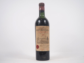 Vente aux enchères 1 BOUTEILLE CHÂTEAU GRAND CORBIN DESPAGNE ST ÉMILION - 1947 - MEP/EA