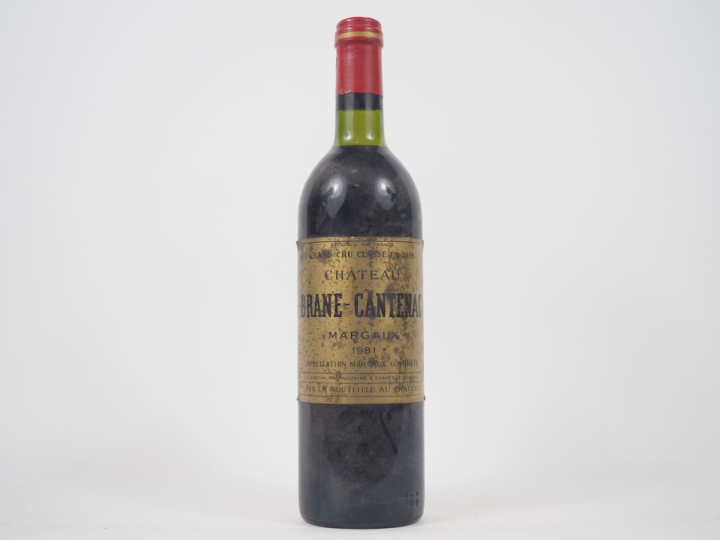 1 BOUTEILLE CHÂTEAU BRANE CANTENAC GCC MARGAUX - 1981 - BG/ETS 