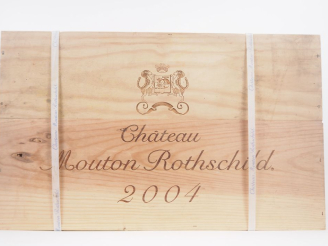 Vente aux enchères 6 BOUTEILLES CHÂTEAU MOUTON ROTHSCHILD 1er GCC PAUILLAC - 2004 - CBO C
