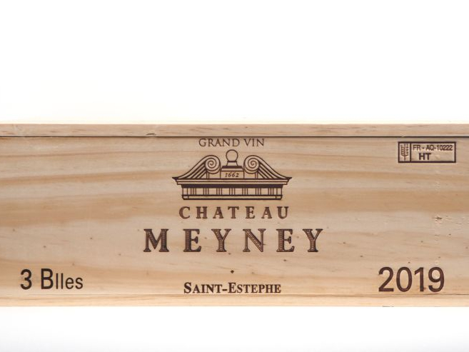 3 BOUTEILLES CHÂTEAU MEYNEY ST ESTÈPHE - 2019 - CBO