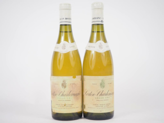 Vente aux enchères 2 BOUTEILLES CORTON CHARLEMAGNE GC DOMAINE ANTONIN GUYON - 1998 - EA