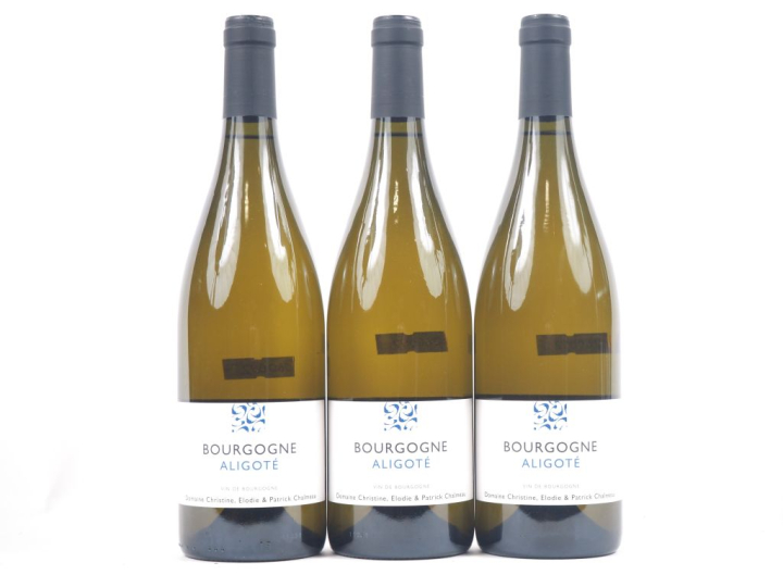 3 BOUTEILLES BOURGOGNE ALIGOTÉ DOMAINE CHALMEAU - 2023