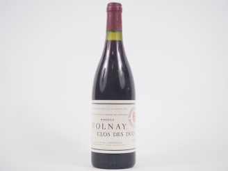 Vente aux enchères 1 BOUTEILLE VOLNAY 1er CRU "CLOS DES DUCS" DOMAINE MARQUIS D'ANGERVILL