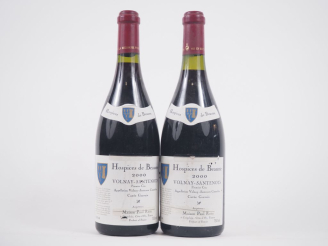 Vente aux enchères 2 BOUTEILLES VOLNAY SANTENOTS 1er CRU "CUVÉE GAUVAIN" HOSPICES DE BEAU