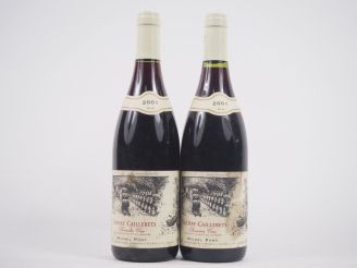 Vente aux enchères 2 BOUTEILLES VOLNAY CAILLERETS 1er CRU MICHEL PONT - 2001 - ES 