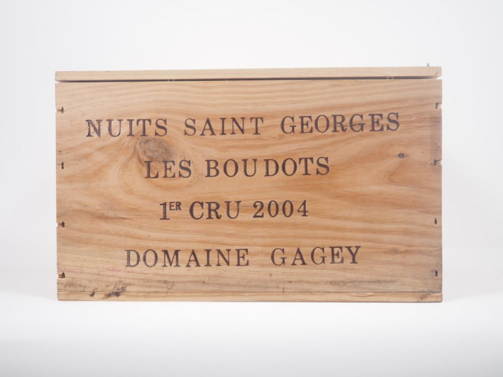 6 BOUTEILLES NUITS ST GEORGES 1er CRU "LES BOUDOTS" DOMAINE GAGEY LOUI