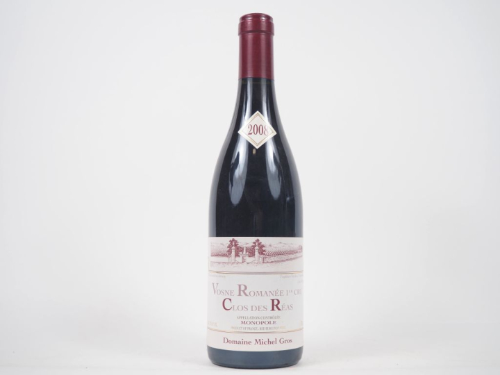 1 BOUTEILLE VOSNE ROMANÉE 1er CRU "CLOS DES RÉAS" DOMAINE MICHEL GROS 