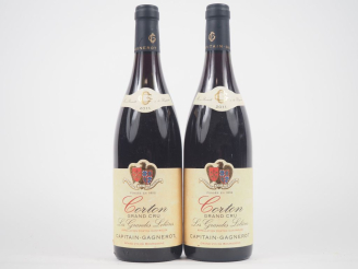 Vente aux enchères 2 BOUTEILLES CORTON GC "LES GRANDES LOLIÈRES" CAPITAIN GAGNEROT - 2011