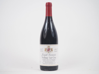 Vente aux enchères 1 BOUTEILLE VOLNAY 1er CRU "CARELLE SOUS LA CHAPELLE" JOSEPH GERMAIN  