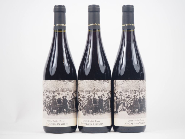 3 BOUTEILLES MACON "LA CINQUIÈME GÉNÉRATION" DOMAINE GUILLOT BROUX - 2