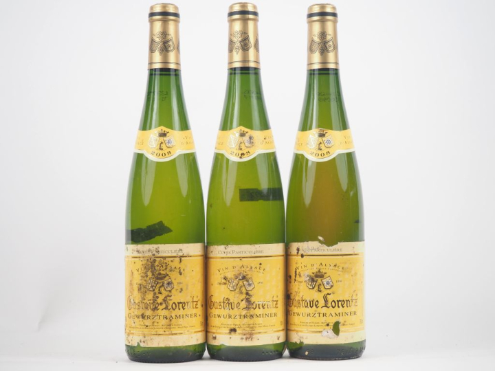 3 BOUTEILLES GEWURZTRAMINER "CUVÉE PARTICULIÈRE" GUSTAVE LORENTZ - 200