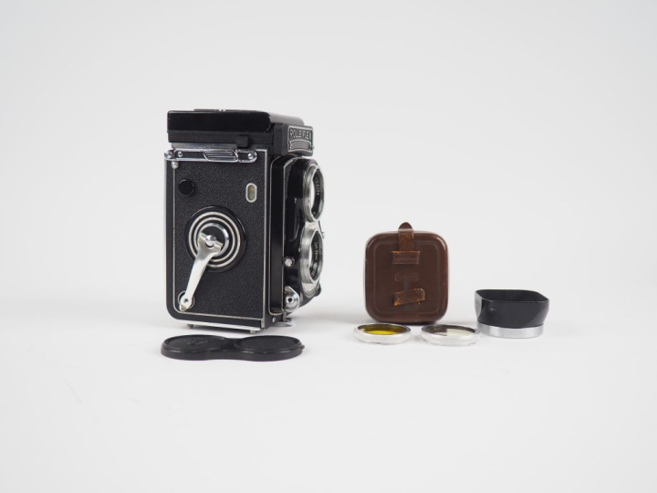 ROLLEIFLEX. Appareil photographique n°T2243777 avec objectifs HEIDOSMA