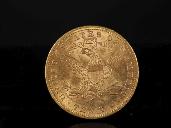 Pièce de 10 Dollars or, 1894. FRAIS ACHETEURS 10% HT.