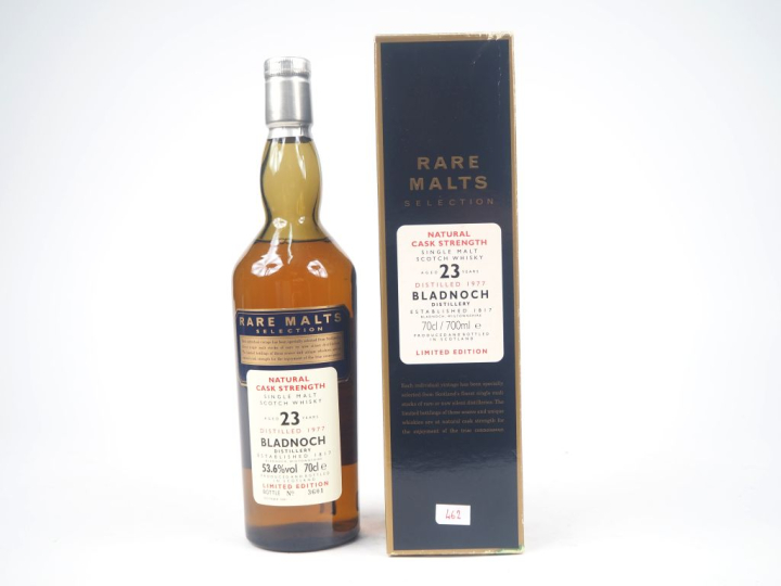 BLADNOCH 23 YEARS RARE MALTS SELECTION DISTILLED : 1977 - BOTTLED : 10