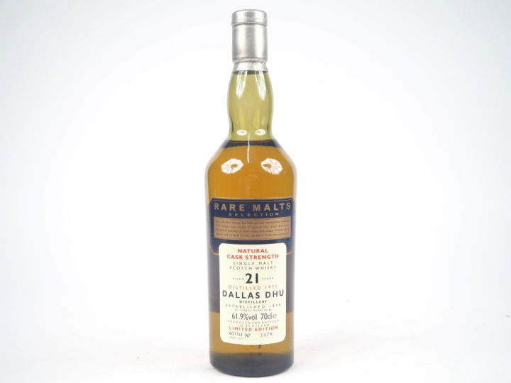 DALLAS DHU 21 YEARS RARE MALTS SELECTION DISTILLED : 1975 - BOTTLED : 