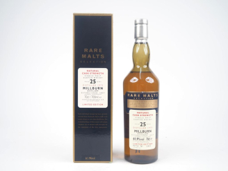 Vente aux enchères MILLBURN 25 YEARS RARE MALTS SELECTION DISTILLED : 1975 - BOTTLED : 10