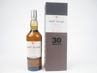 Vente aux enchères PORT ELLEN 30 YEARS 9TH RELEASE LIMITED EDITION DISTILLED : 1979 - BOT