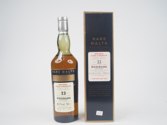 Vente aux enchères ROSEBANK 22 YEARS RARE MALTS SELECTION DISTILLED : 1981 - BOTTLED : 04