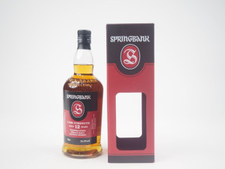 Vente aux enchères SPRINGBANK 12 YEARS BOTTLED : 08/01/2020 - 55.3% - CASK : Batch 20
