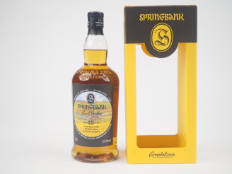 Vente aux enchères SPRINGBANK 10 YEARS LOCAL BARLEY DISTILLED : 06/2007 - BOTTLED : 11/20