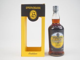 Vente aux enchères SPRINGBANK 10 YEARS LOCAL BARLEY DISTILLED : 06/2010 - BOTTLED : 03/12
