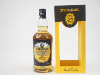 Vente aux enchères SPRINGBANK 10 YEARS LOCAL BARLEY DISTILLED : 05/2011 - BOTTLED : 12/20